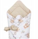 Jukki Babarózsaszín 80x80 cm-es pamut pólya takaró (5904506833061)