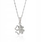 Giorre Lóhere nyaklánc cirkóniákkal, 925 ezüst, platina bevonattal (5905804386563)