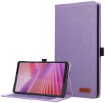  FABRIC Cu balamale husă pentru Lenovo Tab One / Lenovo Tab K9 violet