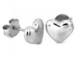Lovrin Ezüst fülbevaló 925-ös finomságú Szív formájú, stekkeres 1.44g finom mintával, ajándéknak is kiváló (Lovrin)