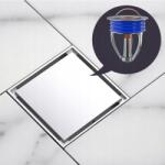 Arhatreya Bűzzáró padlóösszefolyó, Króm acél, 10x10 cm (6922818703291)