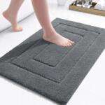 BOTC Nedves szívó mikroszálas fürdőszobai szőnyeg 80x50 cm, csúszásgátló (Bathroom mat)