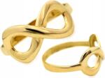 Lovrin Arany gyűrű 585-ös végtelen jellel, finom, 15-ös méret, hölgyeknek