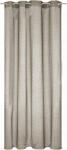  Jemidi Áttetsző Függöny, 140 x 245 cm Homokszín (B01M7XPRZ0)