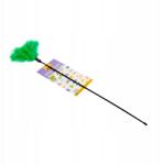 Dingo Macskajáték Bot Puha Tollakkal, Zöld (21176)