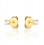 Lovrin Fülbevaló 585 14k arany fehér cirkóniával 0.6g stekkeres négyzet alakú (62151781)