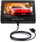  Autós MP5 Lejátszó Bluetooth Transzmitterrel, M6 fekete (TB2222)