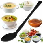  Univerzális Kanál Mártásokhoz És Levesekhez, Konyhai, Masszív, Tartós, Erős, 180 Fokban Fordítható (Łyżka kuchenna czarna do serwowania sałatek)