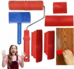  6 Db-os Készlet Gumi Henger Fa Mintázó Festőszerszámok (TOP1MALL)