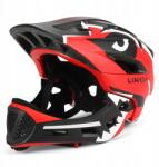 Lixada Levehető, Teljes Arcú Kerékpáros Sisak Gyerekeknek, Piros (750749137504)
