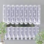 Wisan Gyönyörű irigy Jacquard fehér konyhai méteráru 90 cm Penelope 623966 (AW623966090)