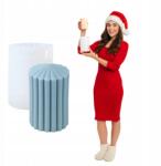 Allbag Karácsonyi Szilikon Öntőforma Gyertya Szappan Gipsz Gyanta