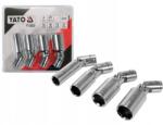 TOYA Gyertya dugókulcs 14, 16, 18, 21mm 3/8" Csuklóval Kpl. 4DB Yato YT-38520 (YT-38520)