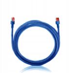 KELine Cat 6 patch kábel, S-ftp, Lsoh, 1 m, kék (PC-C6-S-010-BL)