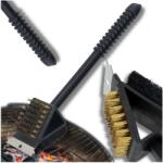  Drótkefe grilltisztításhoz 3az1ben rézhuzallal és szivaccsal (Szczotka 3w1 druciana do czyszczenia grilla)