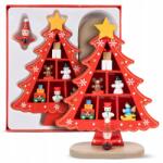 Allbag Piros Karácsonyfa Díszekkel Asztaldísz Karácsonyi Dekoráció Ünnepi (CHOINKA019)