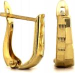 Lovrin Arany fülbevaló 585 angol kapcsos kövek nélkül, elegáns ajándék