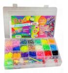 Lewer XXL Színes Gumi Készlet Karkötők Készítéséhez Kreatív, Erős Gumik (PRe000539)