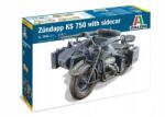 Italeri Makett Készlet katonai 7406 Zündapp Ks 750 oldalkocsival (1: 9) (ND02_7406_8001283074)