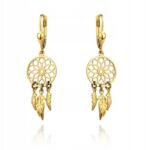 Lovrin Arany fülbevaló 585 női álomfogó angol kapcsos ajándékba (Lovrin)