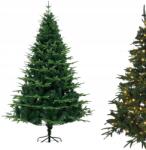  Műfenyő, Mint Élő Lucfenyő ZÖLD120CM Sűrű Állvány (KAT01237choinka)