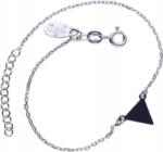 Lovrin Ezüst karkötő 925 háromszög lemezzel 1, 58g celebkarkötő háromszöggel ajándék (Lovrin 52951)