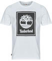 Timberland Rövid ujjú pólók STACK LOGO SHORT SLEEVE TEE Fehér EU XL