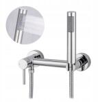  Zuhany Csaptelep Fali Zuhany Szett Króm Csaptelep Zuhanykabinhoz (6002117-B)