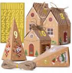 Allbag Adventi Kalendár Karácsonyi Matricák Ajándékra Gyerekeknek 24db (KALENDARZ030)