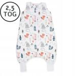 Ankras Hálózsák lábszárvédővel 92-104 M Egész éves Mintás! (Śpiworek z nogawkami M 86-104 ŚCIEŻKA LISA)