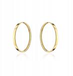 Fugart Arany Fülbevaló 585 Klasszikus Karika 2, 3CM Ingyenes Gravírozás (FUG7-K01814-585)