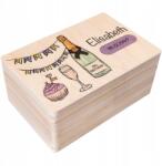 Creative Deco Születésnapi ajándékdoboz 18-as gravírozással évforduló pénz 30x20 (JANCDSD130BCUSTOMBIRTHDAYBOTTLEFBM)