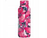 QUOKKA Solid, Rozsdamentes acél kulacs termosz Pink Bloom, 510ml, 11988 (11988)