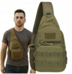 EdiBazzar Taktikai Túrahátizsák Vállra, Zöld Férfi Túlélő Táska (Torba Taktyczna Plecak Nerka Zielona Wojskowa)