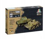 Italeri Makett készlet harckocsi 25768 Olasz harckocsik és önjáró lövegek (1: 56) (8001283257688)