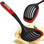 Zwieger Obsidian Hableszedő Kanál , Szűrőkanál Szűrővel, Merítőhálóval 34CM (AK1014)