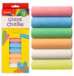 Signature Kréta iskolai táblára, járdára, színes, gyerekeknek, pormentes, vastag, 12 darabos (957522)