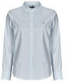 Tommy Hilfiger Ingek / Blúzok ESS POPLIN REGULAR SHIRT Kék FR 38
