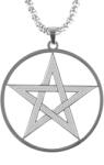 FALON Zgardă Pentagram - Black - PSY1137