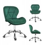 Mark Adler Welúr forgó irodai szék, állítható Mark Adler Future 3.0 Zöld (Future 3.0 Green Velur)
