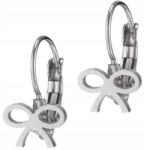  Ezüst Színű, Kis Fülbevaló, Sebészeti Acél, Masni (Kolczyki damskie delikatne drobne urodziny)