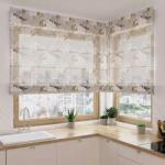 Markizeta Peoni áttetsző római roló 120x160 cm (5907693228818)