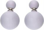 Lovrin Ezüst gömb fülbevaló 925 kerek szürke 11, 13g Egyedi design ajándékba (Lovrin 50135)