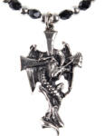 FALON Zgardă Dragon Cross - PSY395