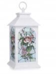 Weltbild Lampion Lámpa Led Dekoráció Virág Időzítő 28CM