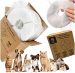  Csere Szűrőkészlet Szűrő Kúthoz Kutya Macska Itató Kút 6 Darab (ZESTAW FILTRÓW FILTR FONTANNY POIDEŁKA 6 SZT)