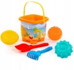 Polesie Homokozó Szett Vödör Vár Homokozóba Tengerpartra Tartozékok Formák (ZESTAW DO PIASKU WIADERKO ZAMEK PIASKOWNICY)