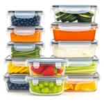 Allbag 12 db Élelmiszer Tároló Doboz Lunchbox Reggeliző Doboz Bpa Mentes Mikrohullámú Sütőbe Hűtőbe (POJEMNIK013 Allbag)