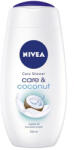 Nivea Tusfürdő NIVEA care & coconut cream 250 ml - robbitairodaszer