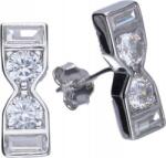 Lovrin Ezüst 925 Klepszidra fülbevaló cirkóniával 2, 17g eredeti, stekkeres (Lovrin 45960)